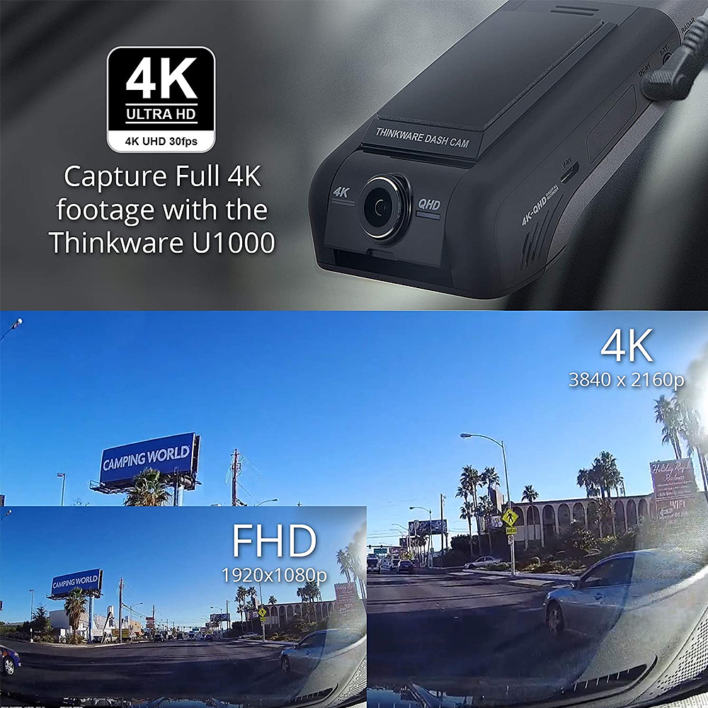 Thinkware U1000 4K 2CH With 64GB SD Card